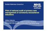 Pilot of national audit of primary care management of ... · Pilot of national audit of primary care management of commonly encountered ... COPD Community acquired pneumonia UTI ...