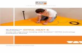 Schlüter -DITRA-HEAT-E - Tile Fix Direct · inc odu t b x Ø 60 m ... Schlüter ®-DITRA-HEAT-E Project: Date of installation: ... Quick and easy to install, ...