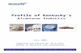 Aluminum Industry in Kentuckyw2.engr.uky.edu/cat/files/2011/03/AluminumReport2005.…  · Web view2011-03-18 · Kentucky’s Aluminum Industry . Executive Summary Page 3 Aluminum