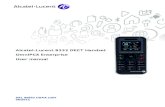 Alcatel-Lucent 8232 DECT Handset OmniPCX Enterprise User ...2017-09-12-10-07-20~cache… · Alcatel-Lucent 8232 DECT Handset OmniPCX Enterprise User manual ... Radio coverage of the