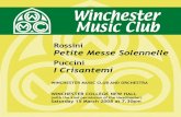 Rossini Petite Messe Solennelle - Winchester Music … Petite Messe Solennelle ... Petite Messe Solennelle Rossini Kyrie ... Quoniam tu solus sanctus - bass Cum Sancto Spiritu –