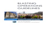 BLASTING OPERATIONS GUIDELINES - Philadelphia · blasting operations guidelines page 1 blasting operations guidelines procedures and regulations for the use of explosives in construction