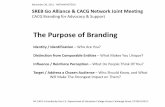 The Purpose of Branding - wiche.edu · Influence / Reinforce Perception – What Do People Think Of ... Accessibility / Diversity / Inclusion ... adhering to the CACG attribution
