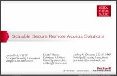 Scalable Secure Remote Access Solutions - Rockwell Automation · Scalable Secure Remote Access Solutions ... network, from any Internet-connected device that ... – You can use an