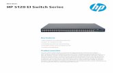 HP 5120 EI Switch Series - Product Data and E-Commerce ...cdn.cnetcontent.com/aa/28/aa287132-eaf2-49c9-9bc2-df07b5a5ec67.pdf · Enable configuration and management through a secure