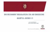 MARPOL Annex VI - onthemosway.eu€¦ · 3 Presentation of MARPOL Annex VI MARPOL Annex VI Provides regulations for the prevention of air pollution from ships, In force since 19 May