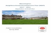 Wennington Draft NDP V2.1 28 March 2018 1 · The Draft Plan sets out the key planning issues for the Parish and proposed draft planning policies for addressing them. ... Housing Needs
