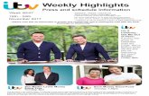Weekly Highlights - itv.com · Paul “The Sinnerman” Sinha, Anne “The Governess” Hegerty, Shaun “The Barrister ...