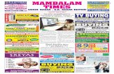 MAMBALAMmambalamtimes.in/admin/pdf/1398512091.AK 42 Pages.pdf · ASTROLOGY SRIMATHI Saroja Vaidhyanatha Iyer, Parambarai Jothidar (52 years paarambaree- ... TUTIONS for all subjects