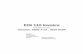EDI 110 Invoice - Freight Solution Providers · EDI 110 Invoice Air Freight 110 Invoice Version: ANSI X.12 - 4010 Draft Author: Publication: Trading Partner: Notes: EDI 110 Invoice