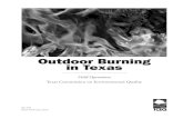 Outdoor Burning in Texas, RG-049 · Outdoor Burning in Texas Field Operations Texas Commission on Environmental Quality RG-049 Revised February 2015