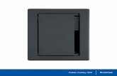 Cable Cubby 202 - Extron€¦ · Cable Cubby 202 US Shown with optional Mini Architectural Adapter Plate