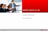 ASAPIO GMB O · Enterprise Services Architecture ... Support in development of SAP® SRM 6.0 Workflow, development of converters, offline approval SRM ...