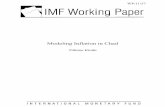 Modeling Inflation in Chad - International Monetary Fund · Modeling Inflation in Chad . Prepared by Tidiane Kinda1. Authorized for distribution by Mauro Mecagni . ... Chad: Long-Run