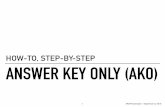 HOW-TO, STEP-BY-STEP ANSWER KEY ONLY (AKO)edweb.tusd1.org/Cholla/TeacherHub/9.08.16 PLC/AKOPresentation.pdfANSWER KEY ONLY (AKO) HOW-TO, STEP-BY-STEP 1 AKOPresentation - September