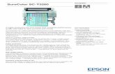 DATASHEET SureColor SC-T3200 - Ikon Office Technology SureColor... · SureColor SC-T3200 DATASHEET A highly ... Epson's PrecisionCore TFP printheads do not need replacing and, ...
