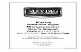 Maytag Multiload Dryer Microprocessor User’s Manual · Maytag Multiload Dryer Microprocessor User’s Manual ... Commercial Laundry Benton Harbor, ... is used to setup