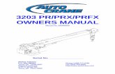3203 PR/PRX/PRFX OWNERS MANUAL - Auto Craneautocrane.us/wp-content/uploads/3203EH-Wireless-Hard-Wired... · 3203 PR/PRX/PRFX OWNERS MANUAL ... Auto Crane maintains a strong distributor