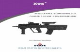X95 Family - TAR-21tar21.com/wp-content/uploads/2015/12/X95_armorers_manual.pdf · israel weapon industries (iwi) ltd. x95® assault rifle / submachine gun caliber: 5.56 mm / 9 mm