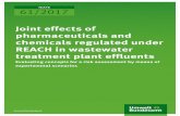 Joint effects of pharmaceuticals and chemicals … effects of pharmaceuticals and chemicals regulated under REACH 5 Abstract The environmental risk assessment (ERA) focusses on individual