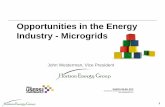 Opportunities in the Energy Industry - Microgridscdn.osisoft.com/corp/en/media/presentations/2011/UsersConference... · What is a Microgrid? ... Institute’s Smart Grid Maturity