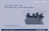GCSE (9-1) English Language - Pearson qualifications | … · 2018-06-14 · This Anthology has been created to support the delivery of GCSE English Language to post-16 learners.