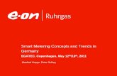 Smart Metering Concepts and Trends in Germanymarcogaz.org/egatec2011/PS1/PS1B_Hoppe_Schley_egatec2011.pdf · Smart Metering Concepts and Trends in Germany ... Smart Meter Communication