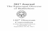 The Episcopal Diocese of Bethlehem Table of Contents OFFICERS OF THE DIOCESE 2 COMMITTEES OF THE CONVENTION 2 2017-2018 COMMITTEES OF THE DIOCESE ...