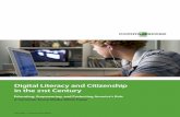 Digital Literacy and Citizenship in the 21st Century Library.pdf · Digital Literacy and Citizenship. in the 21st Century. ... The Need for Digital Literacy and Citizenship. ... Digital