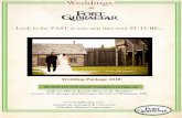 Wedding Package 2018 - fortgibraltar.com · FREQUENTLY ASKED QUESTIONS ... This second floor room provides an intimate ... Couples having their ceremony or reception at Fort Gibraltar