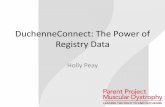 DuchenneConnect: The Power of Registry Data - TREAT …€¢Update on DuchenneConnect ... GSK Exon 51 Skipping (DMD114876 Study) 4 ... •Published in PLoS Currents Muscular Dystrophy,
