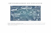 OPTIMISATION EN FINANCE - Université Paris Dauphinefurini/lib/exe/fetch.php?media=wiki:notes... · OPTIMISATION EN FINANCE ... Book: Linear Programming, Vasek Chvatal, McGill University,