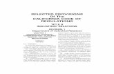 SELECTED PROVISIONS Of The CALIFORNIA CODE OF REGULATIONS · SELECTED PROVISIONS Of The CALIFORNIA CODE OF REGULATIONS ... iﬁed Medical Evaluator described in Labor Code section