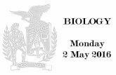 BIOLOGY Monday 2 May 2016 - steilacoom.k12.wa.us · Section 17.1 (Genes and Variations) • How do genes make evolution possible? Section 17.2 (Evolution as Genetic Change in Populations)