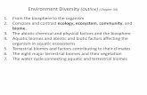 Environment Diversity (Chapter 34)faculty.sdmiramar.edu/bhaidar/Bio 107 Documents/Lecture PowerPoints... · Anatomy & Physiology. Ecology. ... Ecology • The scientific study of