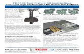 TE-1100 Test Fixture Kit Instructions Low Cost High PLow ...· Low Cost High PLow Cost High PLow Cost