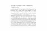 INCOME INEQUALITY AND CORPORATE STRUCTURE · INCOME INEQUALITY AND CORPORATE ... (prescribing a one-share, one-vote system ... Income Inequality and Corporate Structure 71 The National