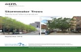 Stormwater Trees: Technical Memorandum€¦ · Stormwater Trees Technical Memorandum. September 2016. Funding for this project was provided by the Great Lakes Restoration Initiative