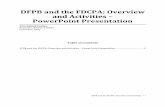 DFPB and the FDCPA: Overview and Activitiesdownloads.ohiobar.org/CLE/2014/14-118_Forbes PowerPoint.pdf · DFPB and the FDCPA: Overview and Activities • i ... debt collectors and