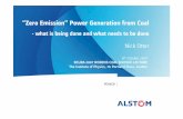 “Zero Emission” Power Generation from Coal - …bcura.org/csl07.pdf“Zero Emission” Power Generation from Coal ... Nuclear Plant Conventional Steam Plant ... Or possibility