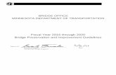 Fiscal Year 2016 through 2020 Bridge Preservation and ...€¦ · chapter 5 - bridge preservation..... 14 major bridge preservation activities ... 14 condition criteria ...