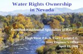 Water Rights Ownership in Nevadawater.nv.gov/documents/presentations/realtor_presentation.pdf · • Primary and Secondary Applications. ... reserved on the deed ... conveyance from
