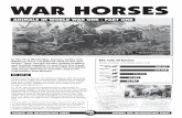 WAR HORSES - Home - Animal Aid · WAR HORSES When war broke out, the British military, ... one division of cavalry and their ... animals were used in World War One.
