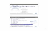 Software Quality Management - IDATDDC93/timetable/12SQA-2.pdf · Software Quality Management ... Project Management, Software Quality Assurance (SQA), ... Use the plan to achieve