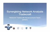 Synergising Networ Analysik s Tradecraft · Tradecraft? Tradecraft Networ Tradecraft k • "Th developmene ot f methods, techniques, algorithm ans d processes in order to generate