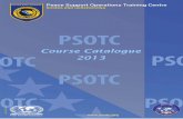 Course Catalogue 2013 - PSOTC to PSOTC in 2013. We have transitioned from International to AF BiH ownership and may I ... The courses require NATO STANAG 6001 SLP 3-2-3-2.