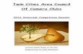 Twin Cities Area Council Of Camera Clubs · Twin Cities Area Council Of Camera Clubs 2016 Interclub Competition Results Creative Digital Image of the Year Perpetual Pear by Linda