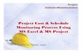 Project Cost & Schedule Monitoring Process Using MS Excel & MS Projectsrujancms.com/Profile/Srujan Solutions 17-11-09.pdf · 2013-02-21 · Project Cost & Schedule Monitoring Process