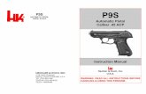 AUTOMATIC PISTOL Caliber .45 ACP ... - Matt Vanderhoff · Sterling, Virginia 20166-8903 U.S.A. TEL. (703) 450-1900 TELEFAX (703) 450-8160 TELEX 7109550846 P9S Automatic Pistol Caliber