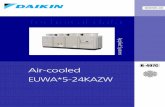 EEDEN09-403 - cdvdpacking · 2013-11-12 · EUWA*5-24KAZW EEDEN09-403 Applied Systems. Air-cooled EUWA*5-24KAZW ... Each DAIKIN chiller is subjected to a factory-side test run under